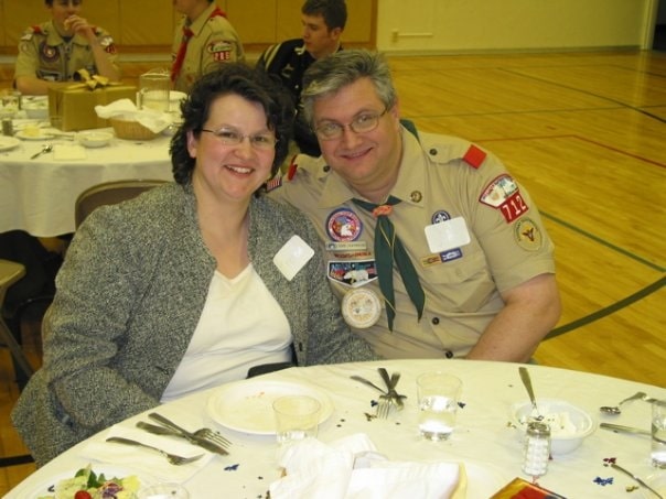 John and his wife Tressa at a BSA Banquet